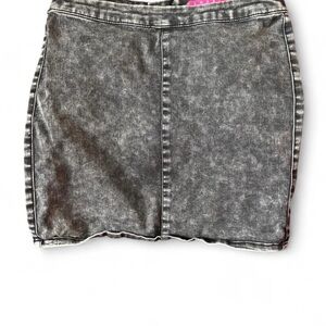 Tinseltown Charcoal Mini Skirt